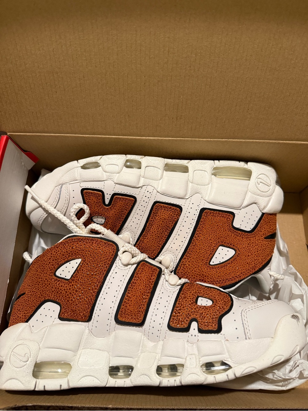 Nike Air More Uptempo Phantom Dark Russet Women’s Size 8.5